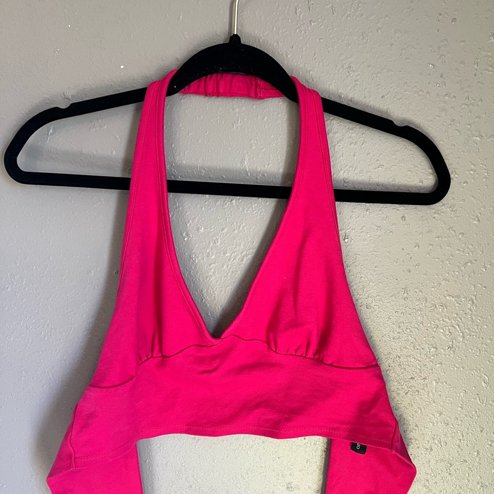 Vibrant Pink Halter Top